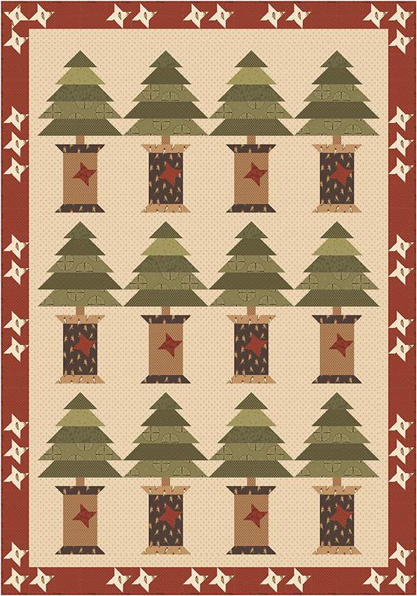 Amazon.com: Quilting Creations 896QC Christmas Tree Quilt